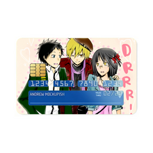 Load image into Gallery viewer, Durarara!! Masaomi Kida, Anri Sonohara  Credit Card Skins (4-in-1 Pack)
