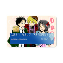 Load image into Gallery viewer, Durarara!! Masaomi Kida, Anri Sonohara  Credit Card Skins (4-in-1 Pack)

