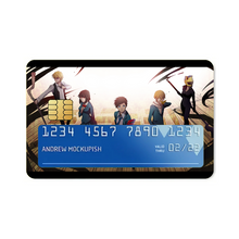 Load image into Gallery viewer, Durarara!! Shizuo Heiwajima, Celty Sturluson, Masaomi Kida, Anri Sonohara  Credit Card Skins (4-in-1 Pack)
