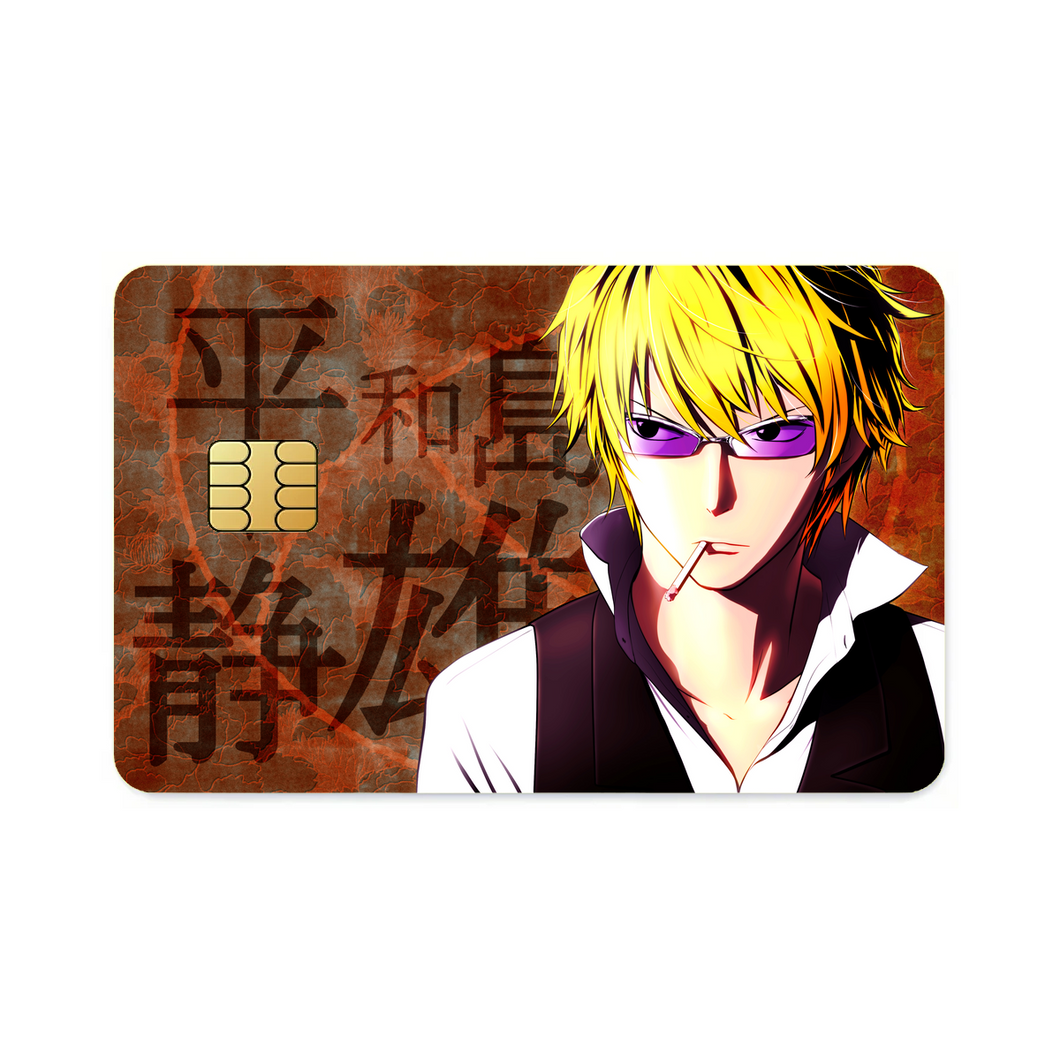 Durarara!! Shizuo Heiwajima  Credit Card Skins (4-in-1 Pack)