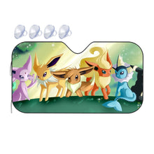 Load image into Gallery viewer, Eeveelution  Car Sunshade
