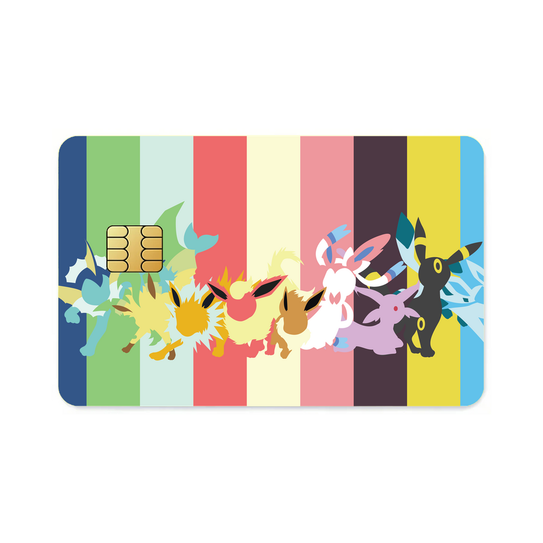 Eeveelution  Credit Card Skins (4-in-1 Pack)