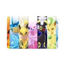 Load image into Gallery viewer, Eeveelution  Credit Card Skins (4-in-1 Pack)
