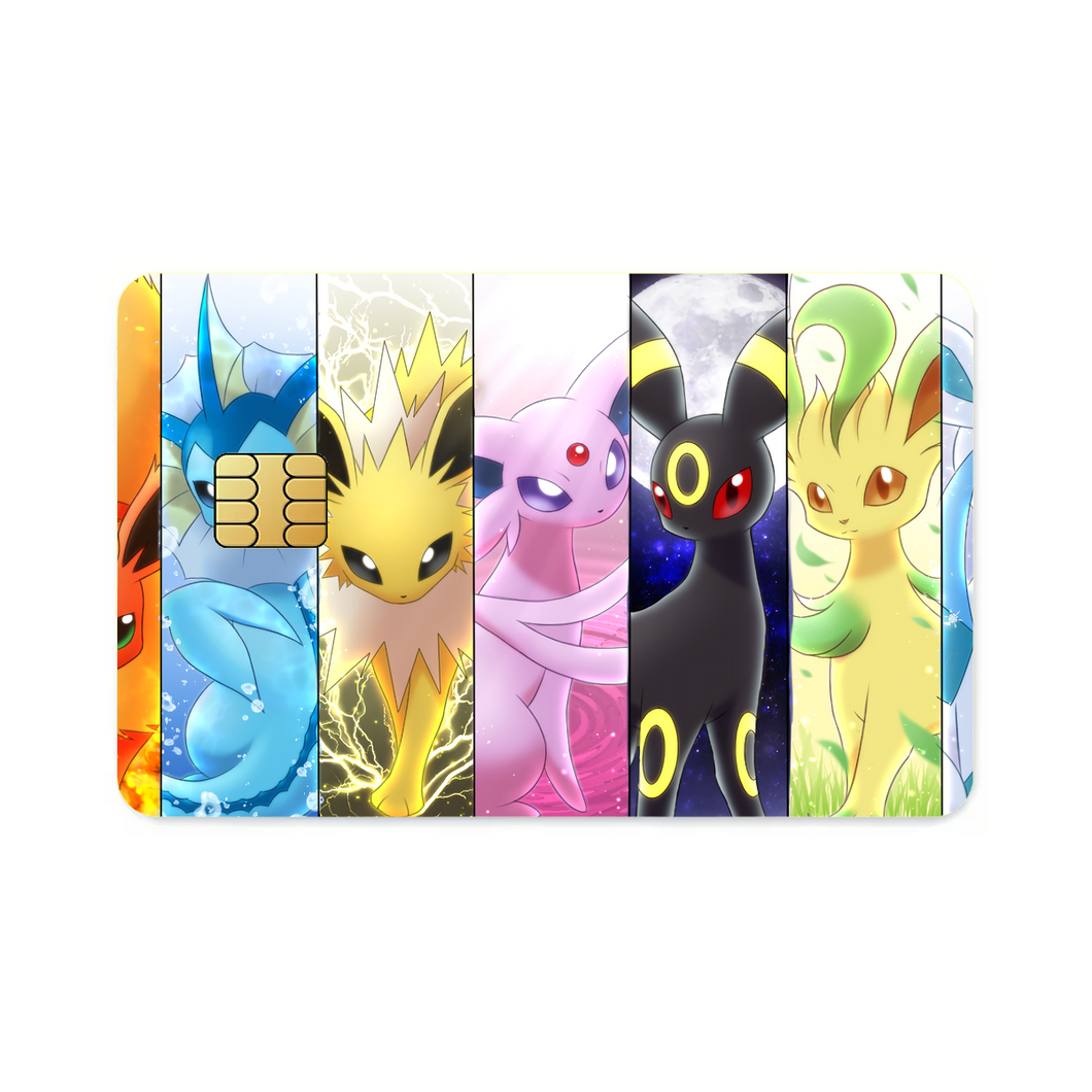Eeveelution  Credit Card Skins (4-in-1 Pack)