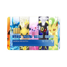 Load image into Gallery viewer, Eeveelution  Credit Card Skins (4-in-1 Pack)
