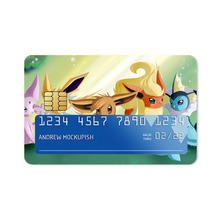 Load image into Gallery viewer, Eeveelution  Credit Card Skins (4-in-1 Pack)
