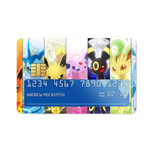 Load image into Gallery viewer, Eeveelution  Credit Card Skins (4-in-1 Pack)
