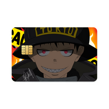 Load image into Gallery viewer, Enen no Shouboutai - Kusakabe Shinra  Credit Card Skins (4-in-1 Pack)
