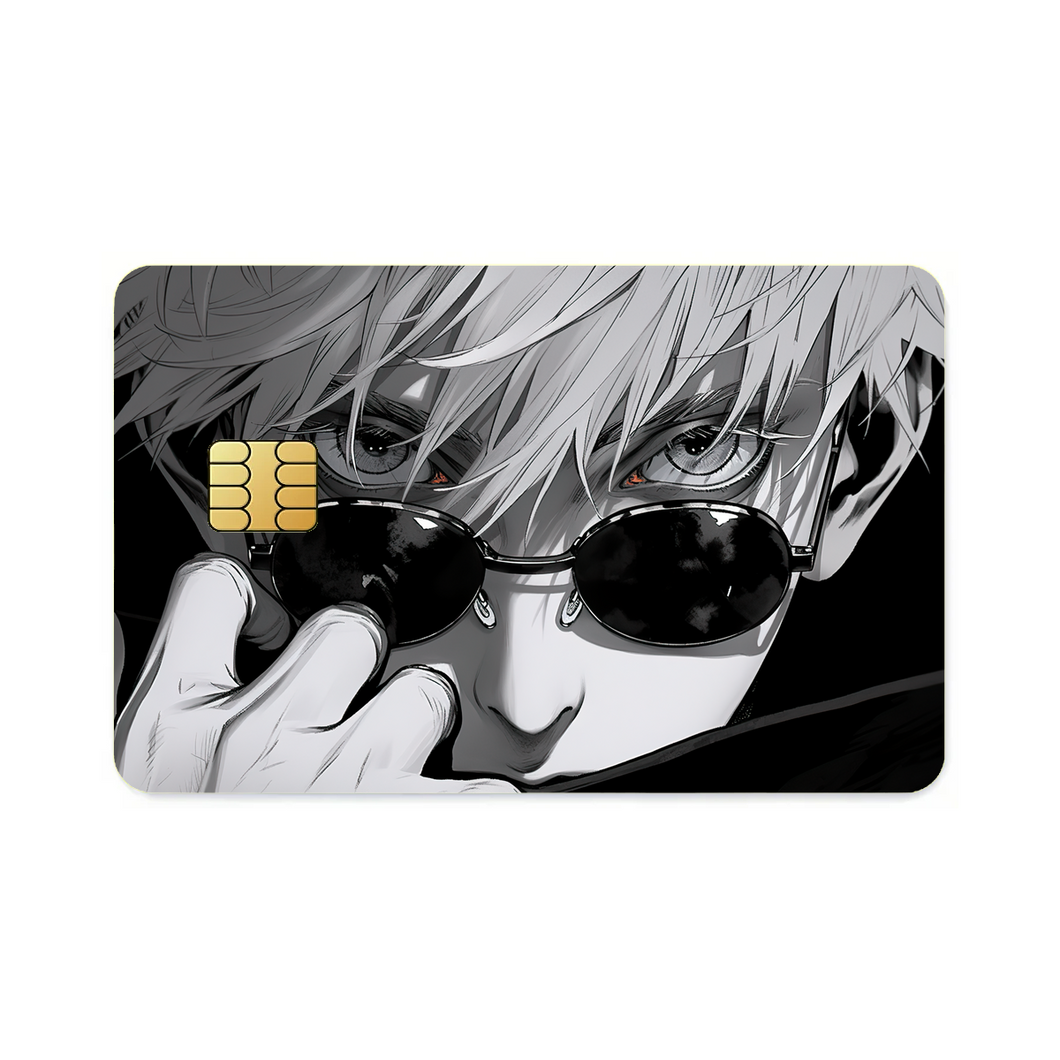 Epic Gojo Satoru Manga Credit Card Skins (4-in-1 Pack)