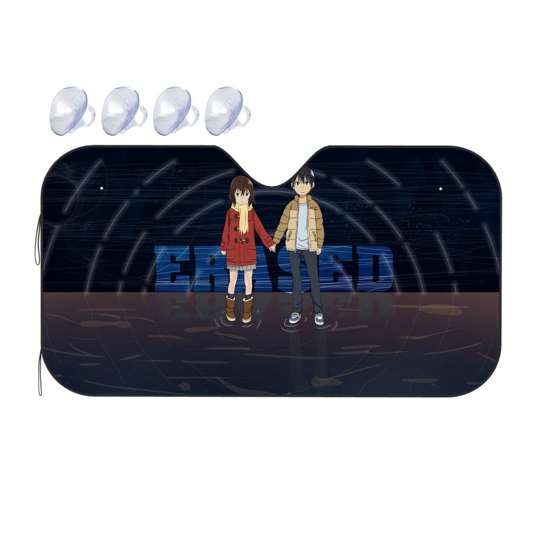 Erased : Satoru x kayo  Car Sunshade