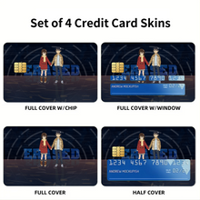 Load image into Gallery viewer, Erased : Satoru x kayo  Credit Card Skins (4-in-1 Pack)
