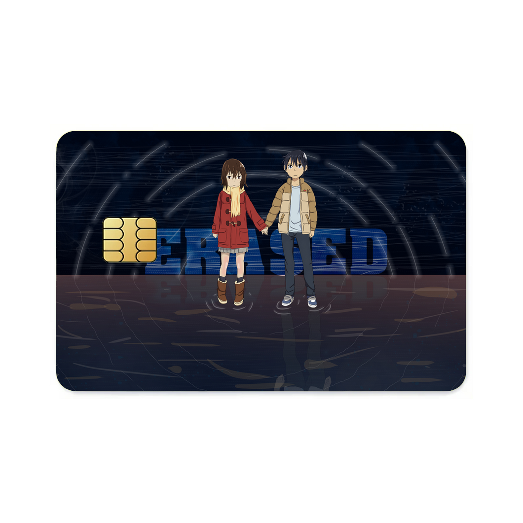 Erased : Satoru x kayo  Credit Card Skins (4-in-1 Pack)