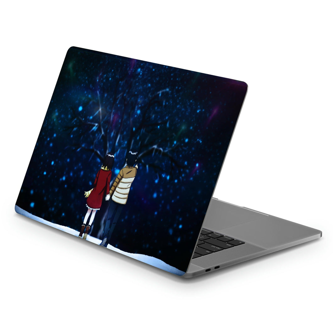 Erased Tree  Macbook Skin