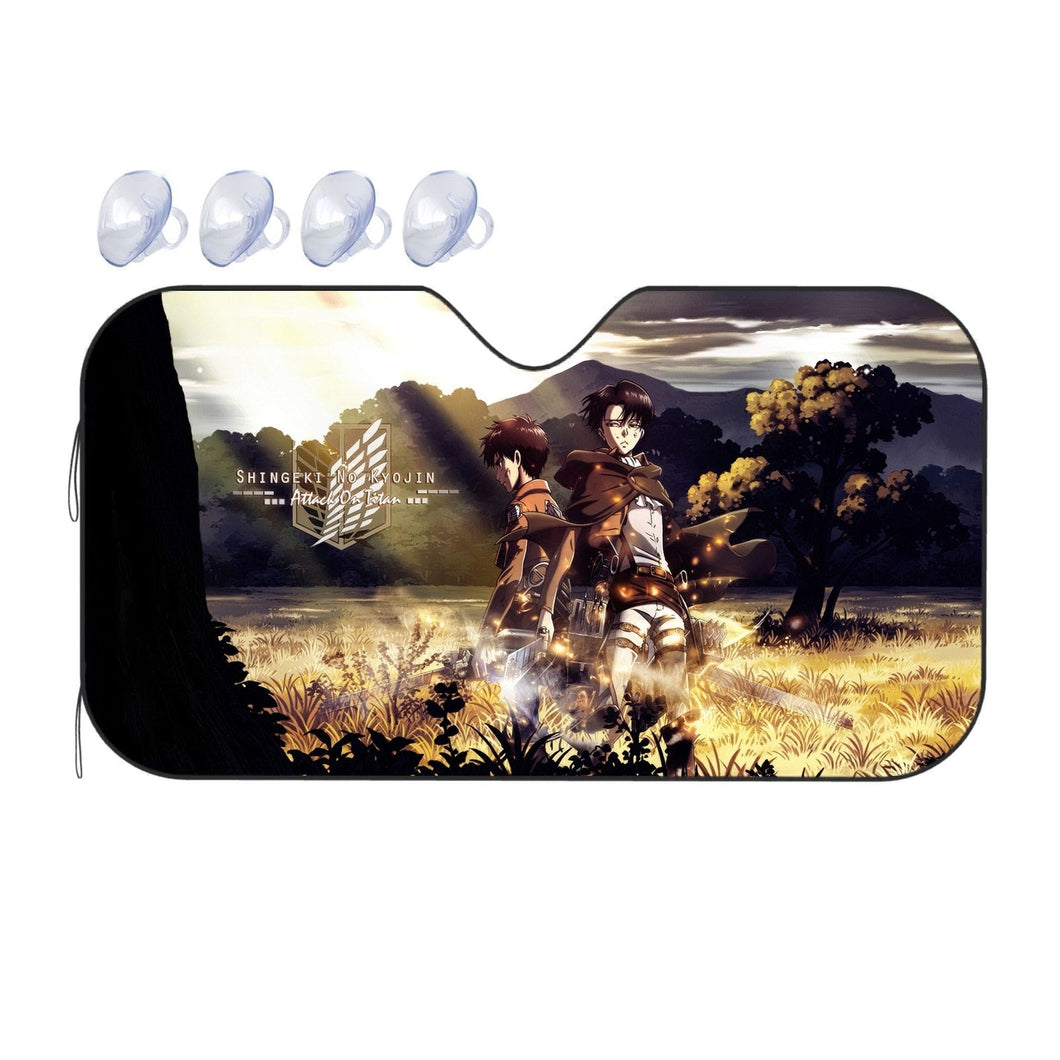 Eren and Levi  Car Sunshade