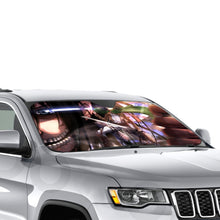Load image into Gallery viewer, Eren and Mikasa  Car Sunshade
