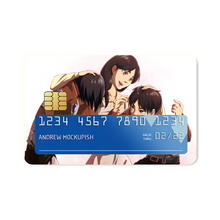 Load image into Gallery viewer, Eren Jäger,Mikasa Ackerman and Carla Yeager  Credit Card Skins (4-in-1 Pack)
