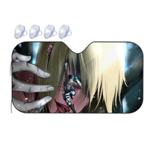 Load image into Gallery viewer, Eren Yeager and Annie Leonhart (Titan)  Car Sunshade
