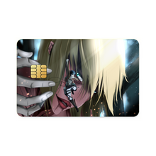 Load image into Gallery viewer, Eren Yeager and Annie Leonhart (Titan)  Credit Card Skins (4-in-1 Pack)
