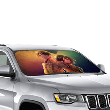 Load image into Gallery viewer, Eren Yeager and Mikasa Ackerman  Car Sunshade
