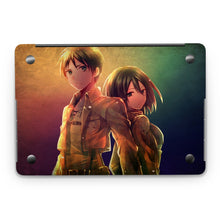 Load image into Gallery viewer, Eren Yeager and Mikasa Ackerman  Macbook Skin
