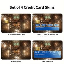 Load image into Gallery viewer, Eren Yeager  Credit Card Skins (4-in-1 Pack)
