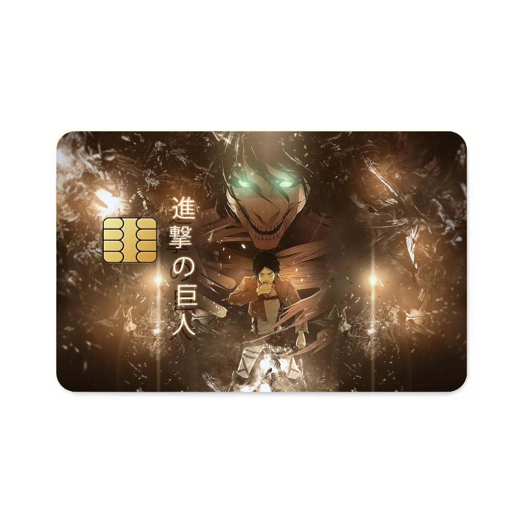 Eren Yeager  Credit Card Skins (4-in-1 Pack)
