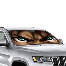 Load image into Gallery viewer, Eren Yeager&#39;s eyes  Car Sunshade
