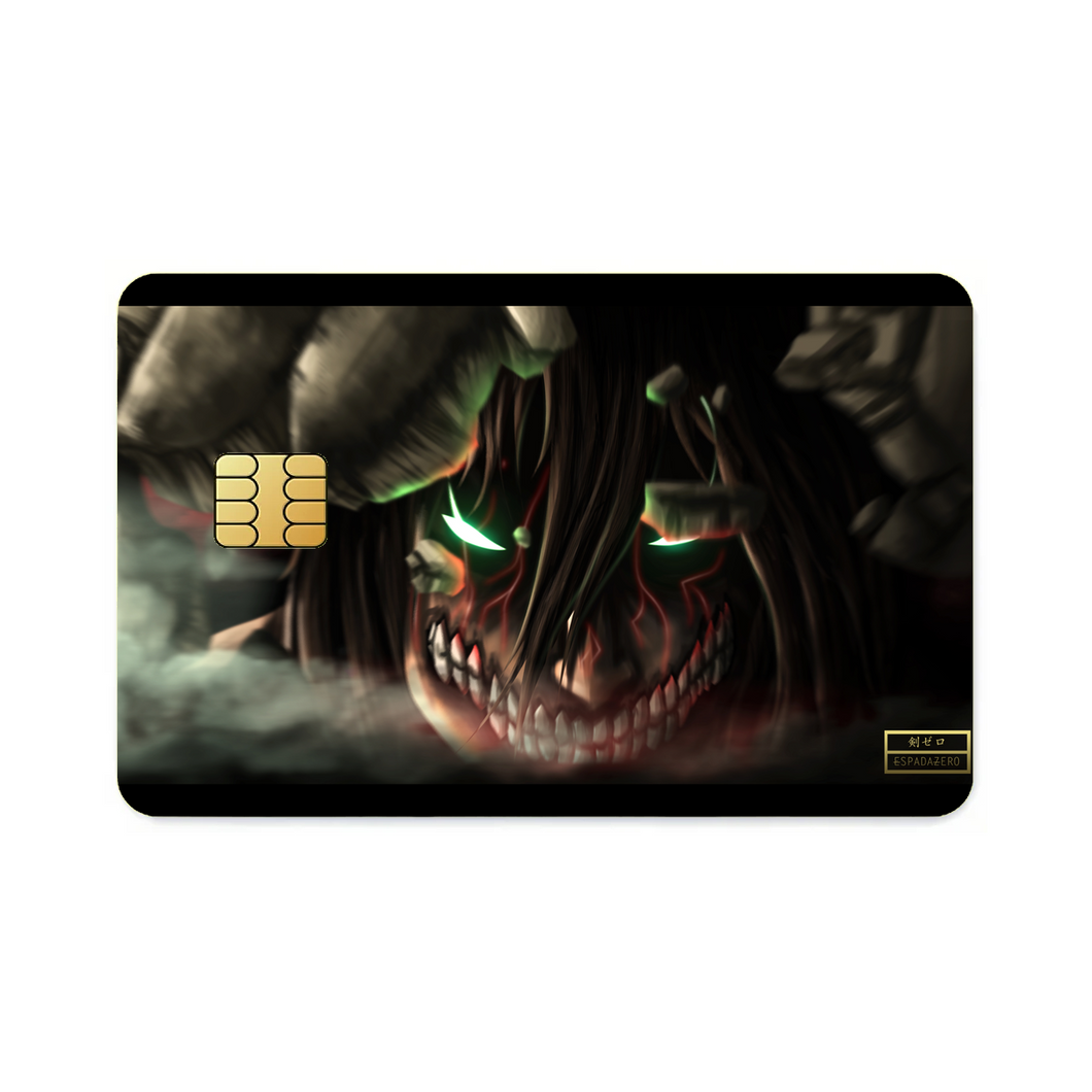Eren Yeager (Titan)  Credit Card Skins (4-in-1 Pack)