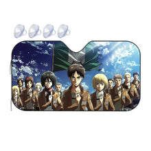 Load image into Gallery viewer, Eren yeager With Team  Car Sunshade
