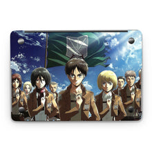 Load image into Gallery viewer, Eren yeager With Team  Macbook Skin
