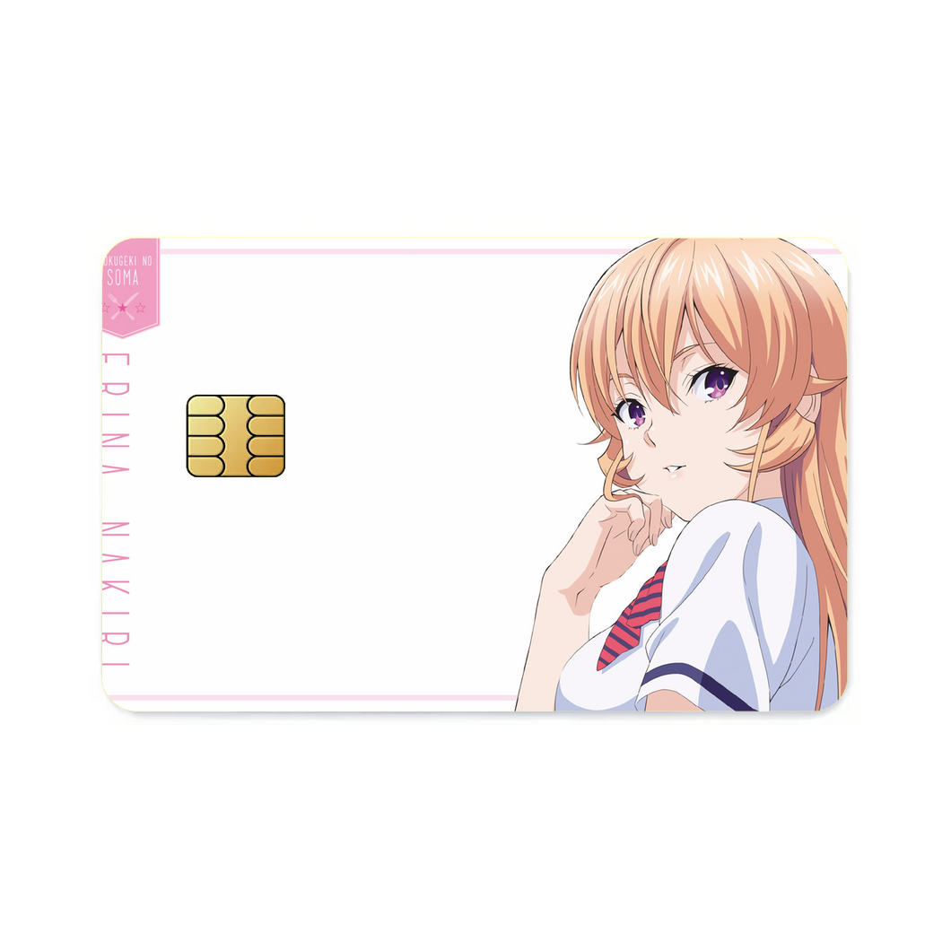 Erina Nakiri  Credit Card Skins (4-in-1 Pack)