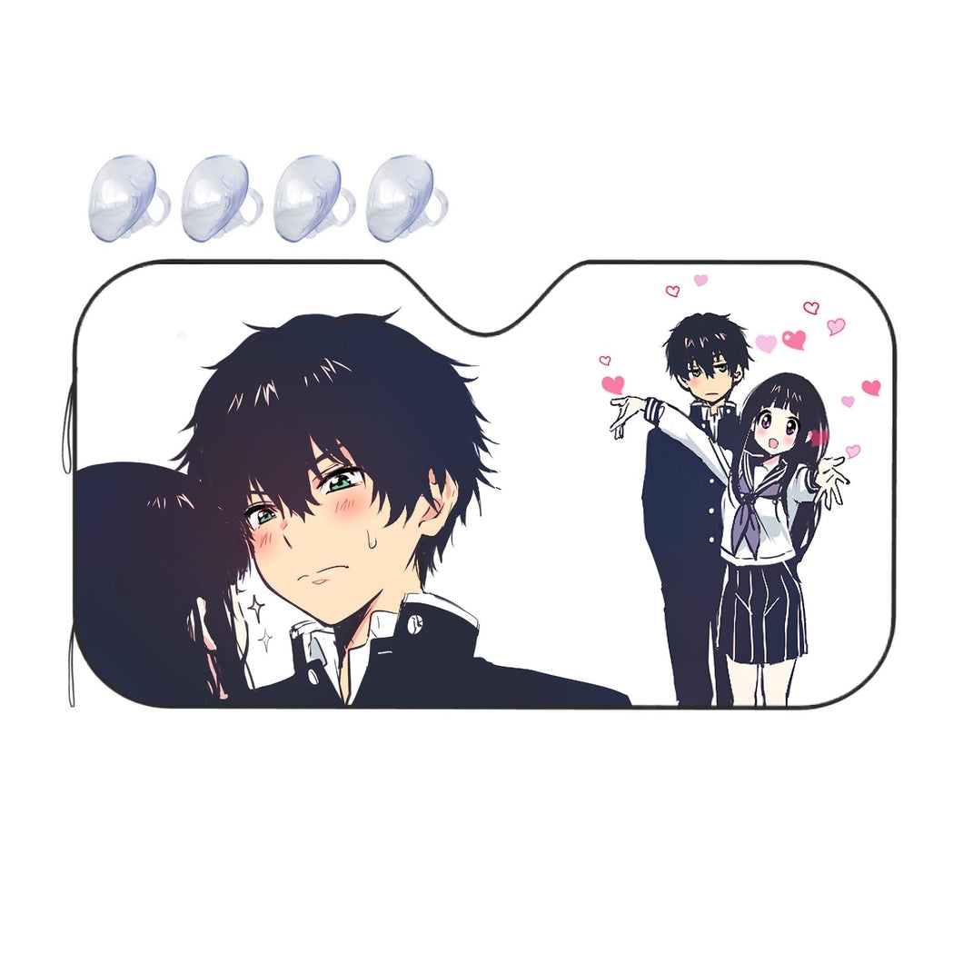 Eru Chitanda  And  Hōtarō Oreki  Car Sunshade