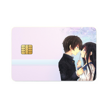 Load image into Gallery viewer, Eru Chitanda  And  Hōtarō Oreki  Credit Card Skins (4-in-1 Pack)
