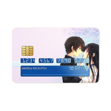 Load image into Gallery viewer, Eru Chitanda  And  Hōtarō Oreki  Credit Card Skins (4-in-1 Pack)
