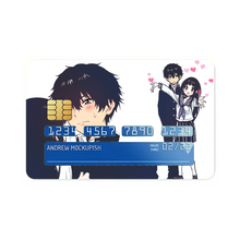 Load image into Gallery viewer, Eru Chitanda  And  Hōtarō Oreki  Credit Card Skins (4-in-1 Pack)
