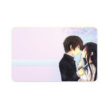 Load image into Gallery viewer, Eru Chitanda  And  Hōtarō Oreki  Credit Card Skins (4-in-1 Pack)
