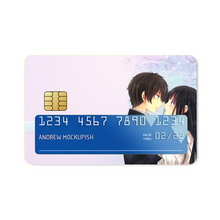Load image into Gallery viewer, Eru Chitanda  And  Hōtarō Oreki  Credit Card Skins (4-in-1 Pack)
