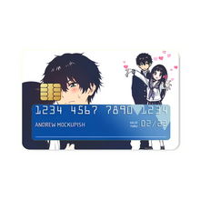 Load image into Gallery viewer, Eru Chitanda  And  Hōtarō Oreki  Credit Card Skins (4-in-1 Pack)
