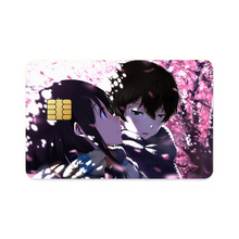 Load image into Gallery viewer, Eru Chitanda  And  Hōtarō Oreki Face  Credit Card Skins (4-in-1 Pack)
