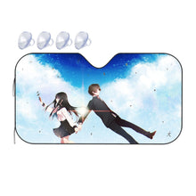 Load image into Gallery viewer, Eru Chitanda  And  Hōtarō Oreki Full Body  Car Sunshade
