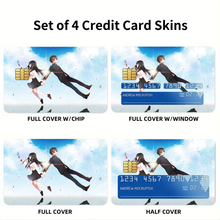 Load image into Gallery viewer, Eru Chitanda  And  Hōtarō Oreki Full Body  Credit Card Skins (4-in-1 Pack)
