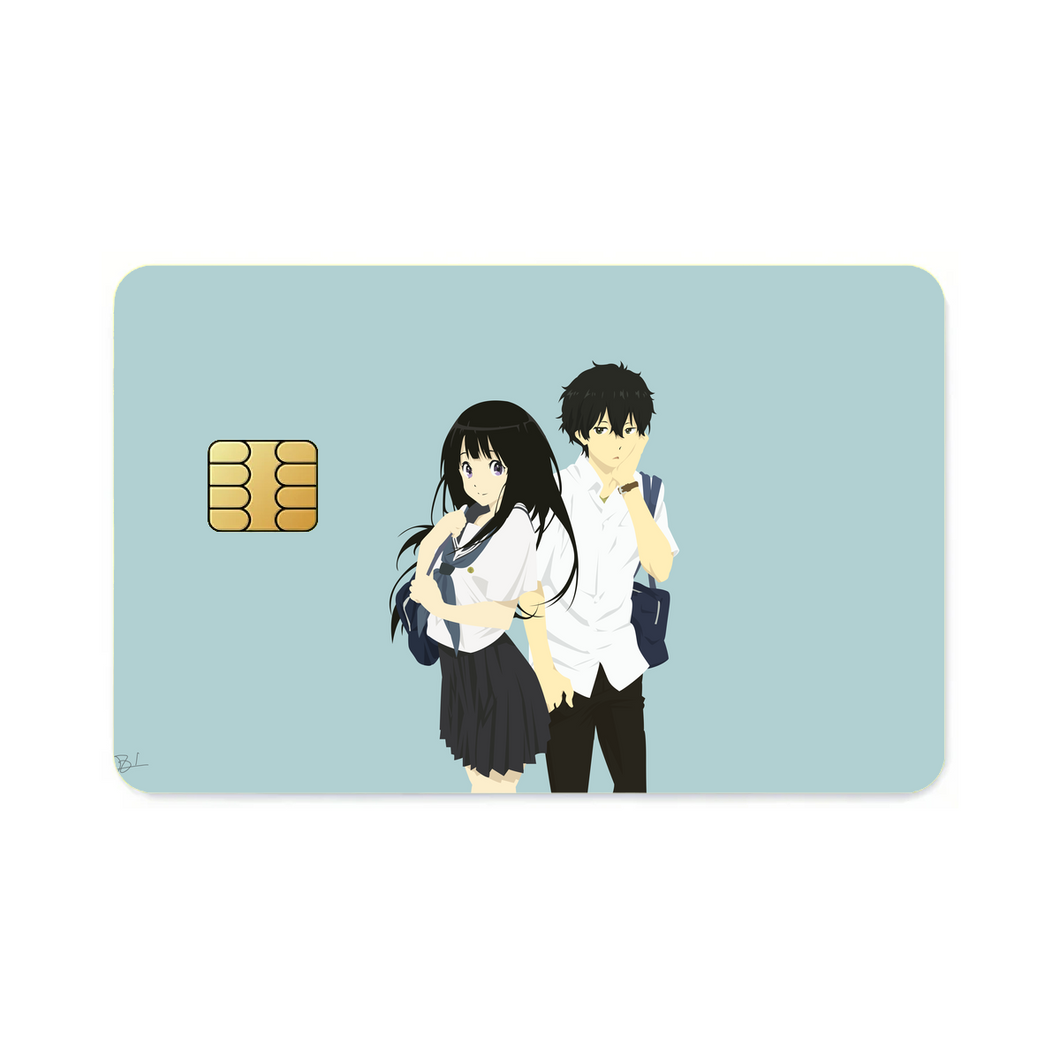 Eru Chitanda  And  Hōtarō Oreki Full Body  Credit Card Skins (4-in-1 Pack)