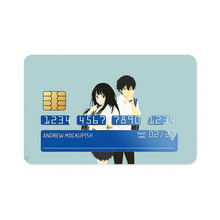 Load image into Gallery viewer, Eru Chitanda  And  Hōtarō Oreki Full Body  Credit Card Skins (4-in-1 Pack)
