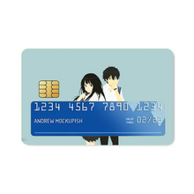 Load image into Gallery viewer, Eru Chitanda  And  Hōtarō Oreki Full Body  Credit Card Skins (4-in-1 Pack)
