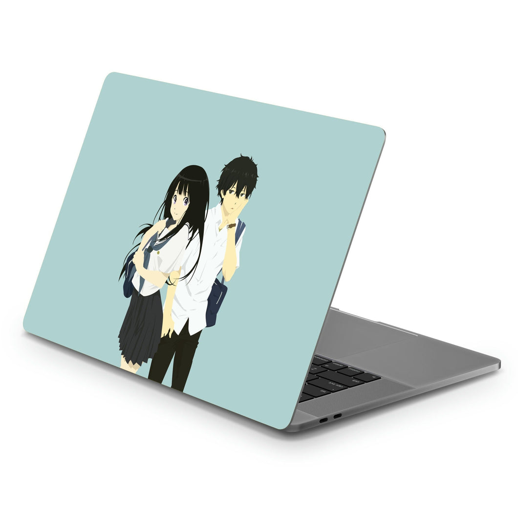 Eru Chitanda  And  Hōtarō Oreki Full Body  Macbook Skin