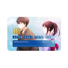 Load image into Gallery viewer, Eru Chitanda  And  Hōtarō Oreki Kimono  Credit Card Skins (4-in-1 Pack)
