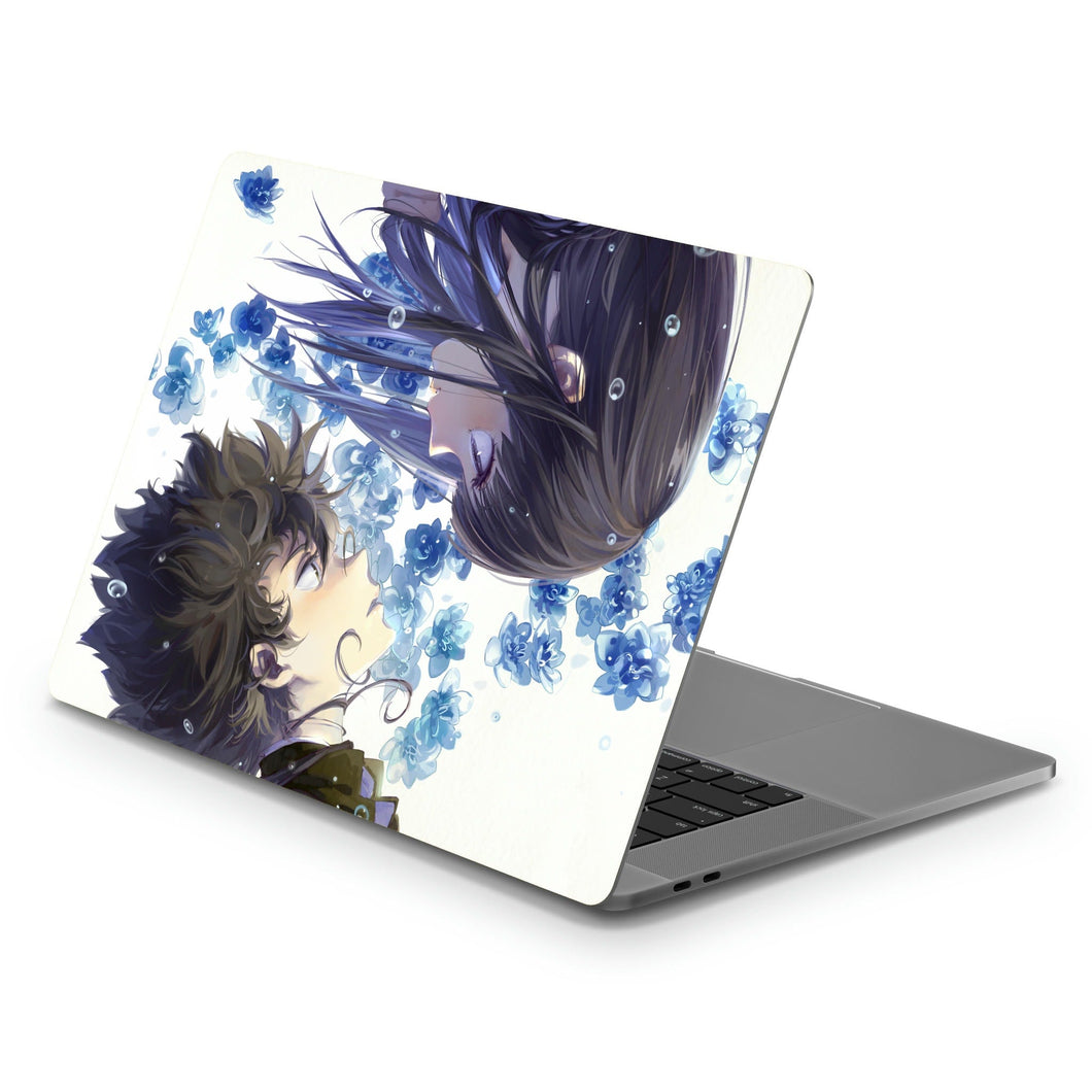 Eru Chitanda  And  Hōtarō Oreki Looking at each other  Macbook Skin