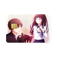 Load image into Gallery viewer, Eru Chitanda  And  Hōtarō Oreki Looking each other  Credit Card Skins (4-in-1 Pack)
