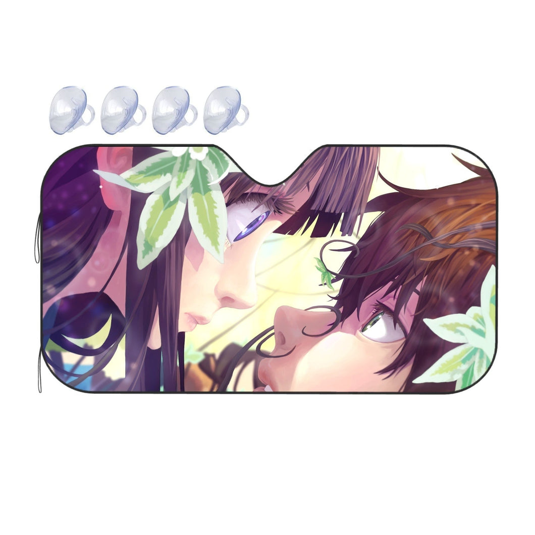Eru Chitanda And  Hōtarō Oreki Love  Car Sunshade