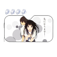 Load image into Gallery viewer, Eru Chitanda  And  Hōtarō Oreki Together  Car Sunshade
